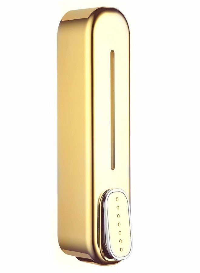 RFV1 ABS Plastic Wall Mounted Cylindrical Soap Dispenser, Leak-Free Multipurpose Liquid Dispenser for Hand Wash,Shampoo, Gel Dispenser for Bathroom/Basin/Kitchen Sink (Pack of 3) (Smart Gold) - Image 3